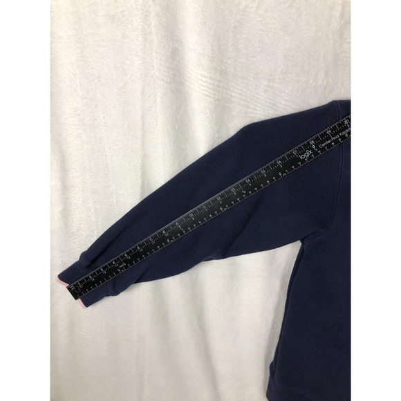 Disney Mickey Mouse Sweatshirt Adult Small Navy Blue Crewneck Graphic Pullover - Picture 8 of 8